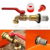 Rain Barrel Spigot kit, Brass Outdoor Faucets, Water Spigot-Include Filter,Bulkhead
