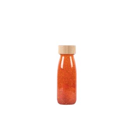 PETIT BOUM - Float Sensory Bottle in Orange A Microcosm in Every Bottle Discover, Listen and Learn Sensory Stimulation Sensory Bottles for Children