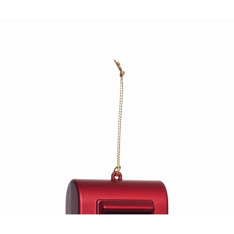 Gallerie II Santa Mail Box Ornament Red