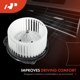 A-Premium HVAC Heater Blower Motor and Resistor Assembly Compatible with Jeep Vehicle - Grand Cherokee 1999-2001 - Front Side, Replace# 5015860AA, 5012701AB, 2-PC Set