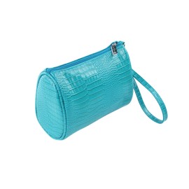 Primeware Shirley Temple Large Touch Up Insulated Cosmetics Bags with Removable Wristlet (Blue Turquoise)