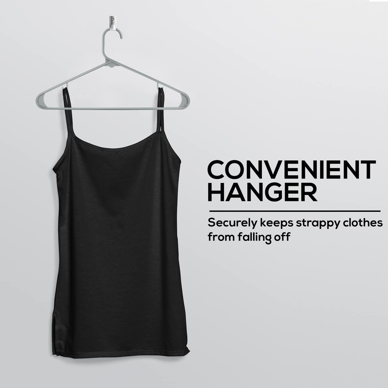 Utopia Home Plastic Hangers 50 Pack - Space Saving Clothes