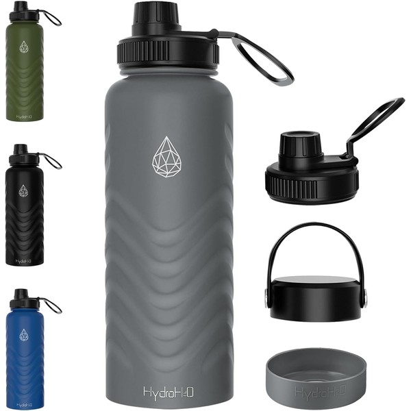 HYDRO H2O 32 oz Insulated Water Bottle, Water Bottles with