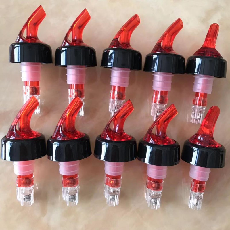 6pcs Bottle Pourers Spout Food Grade Plastic Liquid Dispenser Bottle