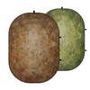 Kate 5x6.5ft(1.5x2m) Collapsible Backdrop Brown Green Texture Pop up Reversible
