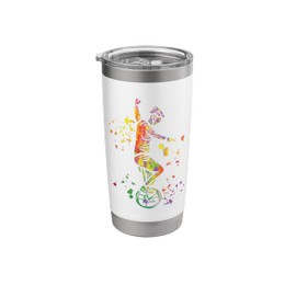 Unicyclist Unicycling Unicycler Colorsplash Unicycle Stainless Steel Insulated Tumbler