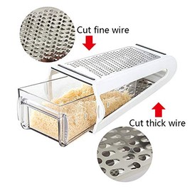 Kitchen Graters Cheese Grater,Ginger Grater & Lemon Blade Cover Stainless Steel - High Performance - for Vegetables, Fruits, Cheese, Chocolate