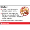 Nut Allergy Translation Card (2 Pack) - Translated in Swedish