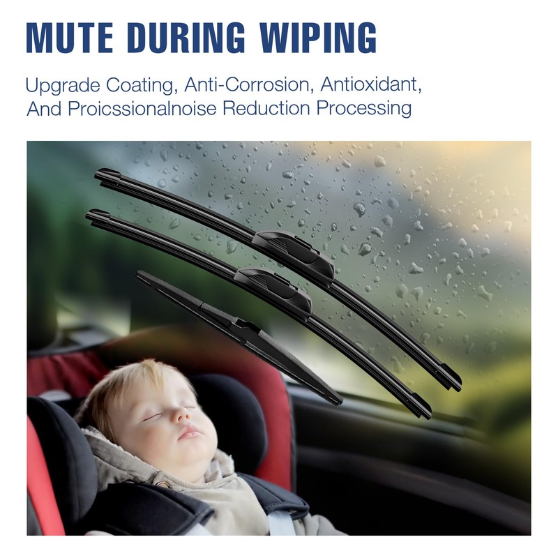 3 Wipers 22"/21"/12" Windshield Wiper Blades Replacement for Dodge Durango