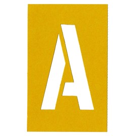 Chartpak Letter and Number Painting Stencils, A-Z and 0-9, 4 Inches H, 35 per Pack (01565)