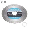 HARFINGTON 2pcs Diamond Saw Blade 4.5" Dia 7/8" Arbor Circular