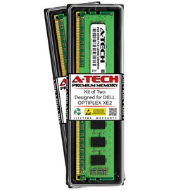 A-Tech 16GB (2 x 8GB) RAM for DELL OPTIPLEX XE2 | DDR3 1600MHz DIMM PC3-12800 240-Pin Non-ECC UDIMM Memory Upgrade Kit