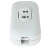 E-outstanding Inline Cord Switch On/Off White Button Feed Cord Switch