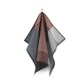 ZWOLTEX Tea Towel - Woven Kitchen Towels Set I Classic Cotton I Made in the EU I Pure Collection - 1 x Pure 9238/3 Pink (50 x 70)