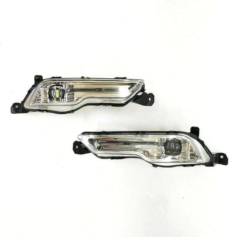 YY-AUTO Fit 2018 2019 Ford Explorer LED Clear Fog Lights