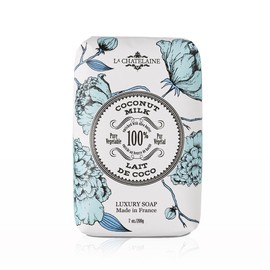 La Chatelaine Luxury Bar Soap | Natural Shea Formula (Coconut Milk, 7 oz)