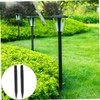 Mipcase Solar Light Ground Stakes Replacement Durable Outdoor Stakes for