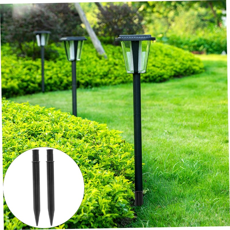 Mipcase Solar Light Ground Stakes Replacement Durable Outdoor Stakes for