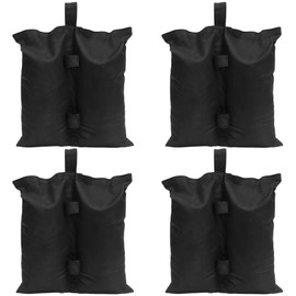 Sand Bags for Canopy Legs, Sandbags for Weight - Sandbags for Canopy Tent, Canopy Tent Weights, Up Tent Weights,Canopy Weight Bags, Black,4 Pcs(Not Sand) Sand Bags for Weight Canopy Weights