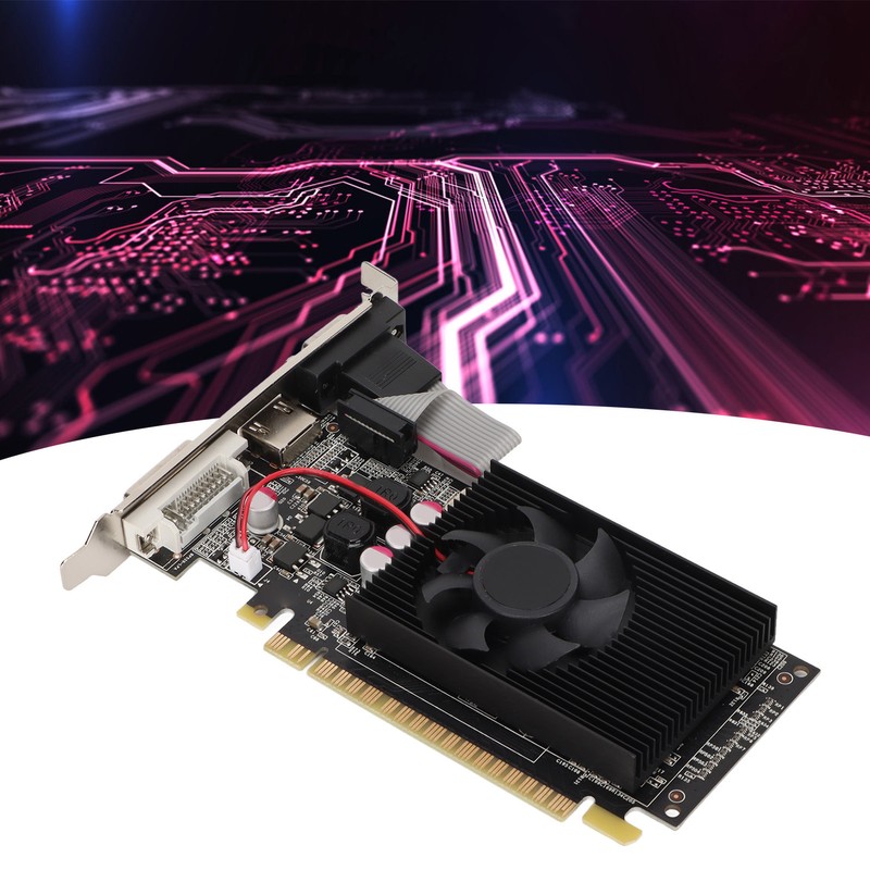 Graphics Card 589MHz Core Frequency 512MB GDDR3 Heat Dissipation VGA