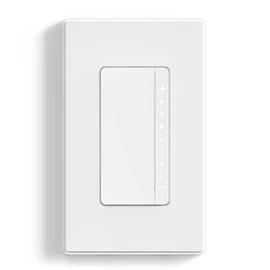 ELEGRP Dimmer Switch, Digital Dimmer Light Switch for LED Lights 150W, INC/HAL 450W, Single Pole LED Dimmer Switch, Needs Neutral Wire, Wall Plate Included, UL Listed, 1 Pack, Matte White