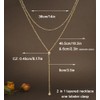 iF YOU Lariat Gold Long Necklaces for Women Trendy, Dainty