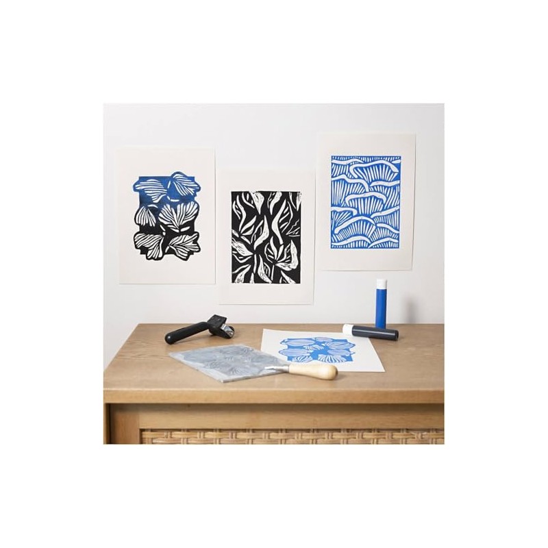 Creativ Block Print Starter Kit, 1 Pack, Mulricolour