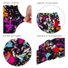 sissycos Women's 80s Artistic Leggings, Colourful Print, Soft, High Waist,