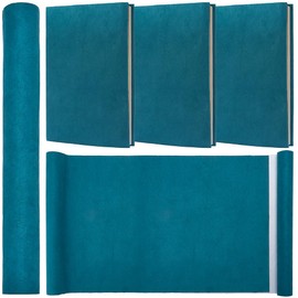 CRASPIRE 51 x 11.8 Suede Book Cloth Teal Green for Book Binding A4-A8 Fabric Surface Paper Backed Bookcover Books Album Scrapbooking Archival DIY Covering Protector Bookcloth Bookbinding Supplies