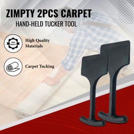 Zimpty 55-183 2PCS Carpet Tucking Hand-held Tucker Tool Plastic Bolster Chisel Floor Welding Tool