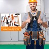 Tool Belt, Magnetic Tool Pouch with Suspenders, Professional Multi Pockets