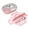 Stainless Steel Insulated Lunch Box 4 Grid Corrosion Prevention Rustproof