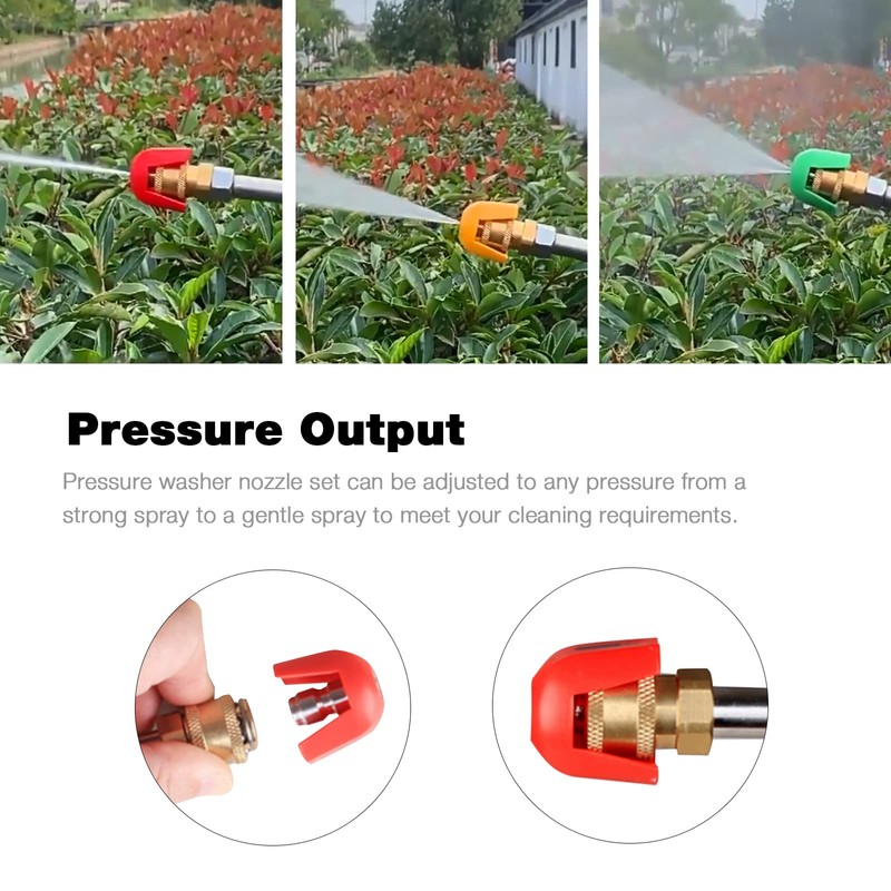 Saihisday Pressure Washer Nozzle Tips Set,Replacement for Sun Joe SPX3000-TPS
