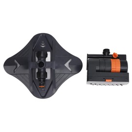 16 Hole Lawn Sprinkler Automatic Swing Garden Water Sprinkler With 4 Spray Modes Flow Adjustable Lawn Irrigation System for Yard