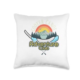 Cooter Canoe Purewick Funny Nursing ICU ED ER Med Surg Nurse Throw Pillow