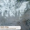 ChicSkin Modern Botanical Etched Glass Window Privacy Film, Thickened Textured