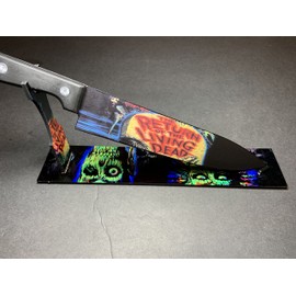 Return of the Living Dead Kitchen Knife With Sublimated Stand