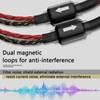 Tertullus 1 Pair HiFi OFC Braid Speaker Cable with Banana