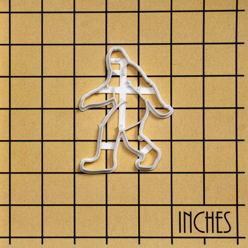 Bigfoot Small Cookie Cutter, 1 Piece. Bakerlogy