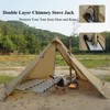 Top Lander 2-4 Person Teepee Winter Tent with Wood Stove