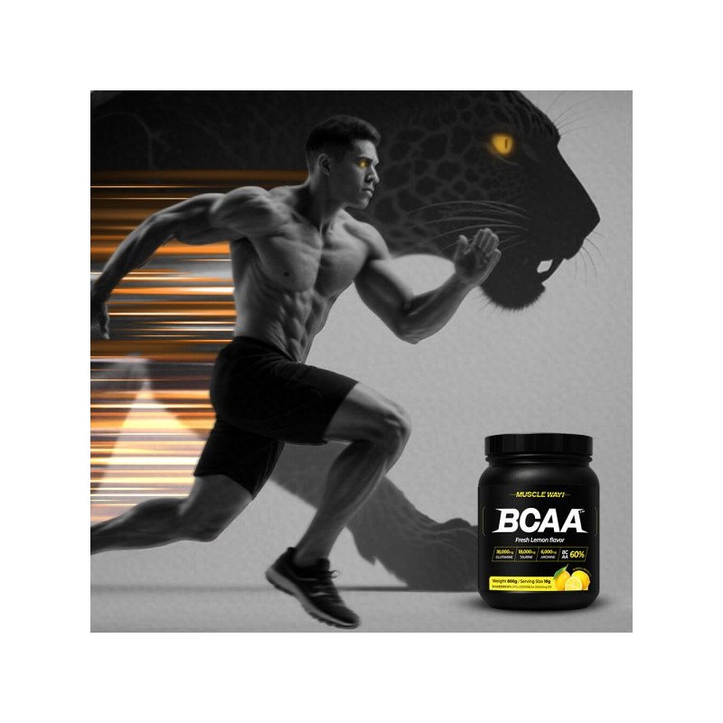 머슬웨이 머슬웨이 BCAA 아미노산 보충제 레몬맛 600g 1개 MuscleWay BCAA