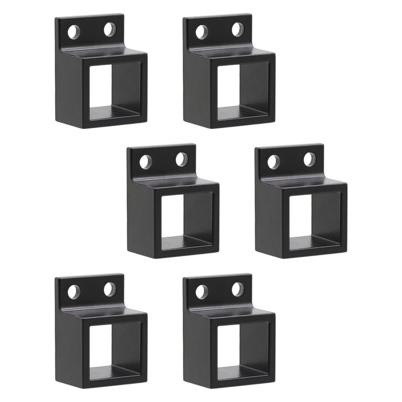Plum Fittings Aluminum Fence Standard Wall Mount 1" x 1