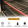 SDTC Tech 4-pack Silicone Oven Rack Shields 14 Inch Heat