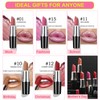 Likesing 1 Piece Glitter Lipstick Set, Lip Gloss, 24 Hour