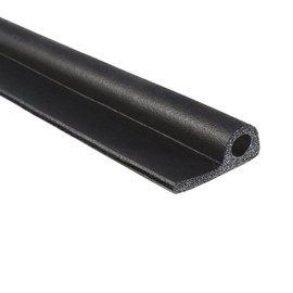 Trim-Lok P-Shaped Rubber Seal - EPDM Foam Rubber Seal with HT (General Acrylic) Pressure Sensitive Adhesive - Door & Window Weather Seal for Homes, Cars, & Boats - .5" Height, 1.25" Width, 25' Length