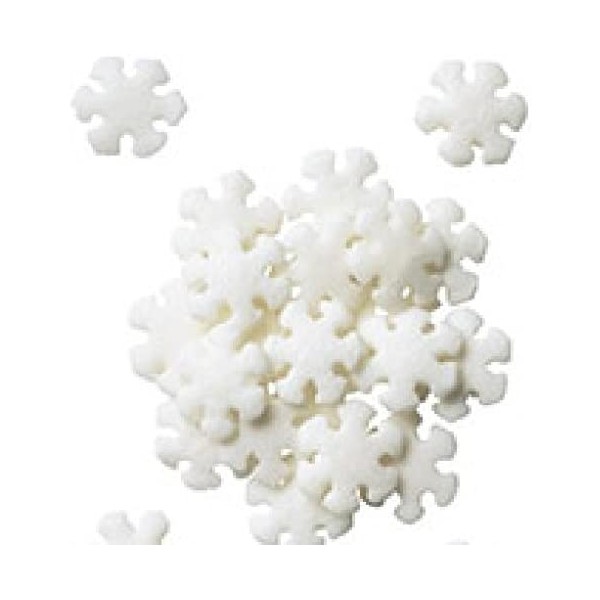 Oasis Supply Snowflake Sprinkle Quins, 8-Ounce