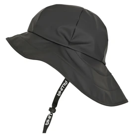 AWHA Sou’wester Rain Hat, Black/Unisex - Waterproof Hat with Wide Brim and Ear Flaps, black