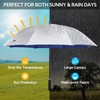 G4Free 54 Inch UV Protection Golf Umbrella UPF 50+ Large