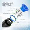 cnaodun 53 Pcs Air Line Quick Connect Fittings Kit 1/8"