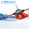 Construction Lights String Temporary Lighting,100ft Work Light Stringer with 10